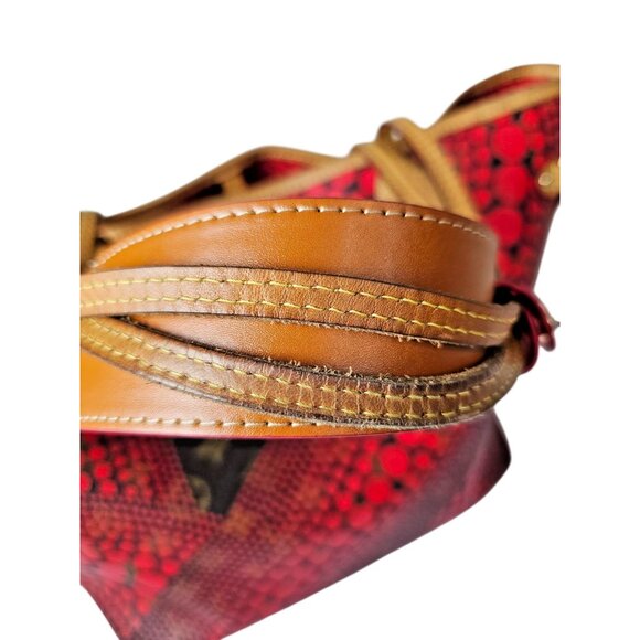 LOUIS VUITTON Neverfull Kusama MM Tote Waves Red Polka Dot Shoulder Bag LDT EDTN - Picture 9 of 16